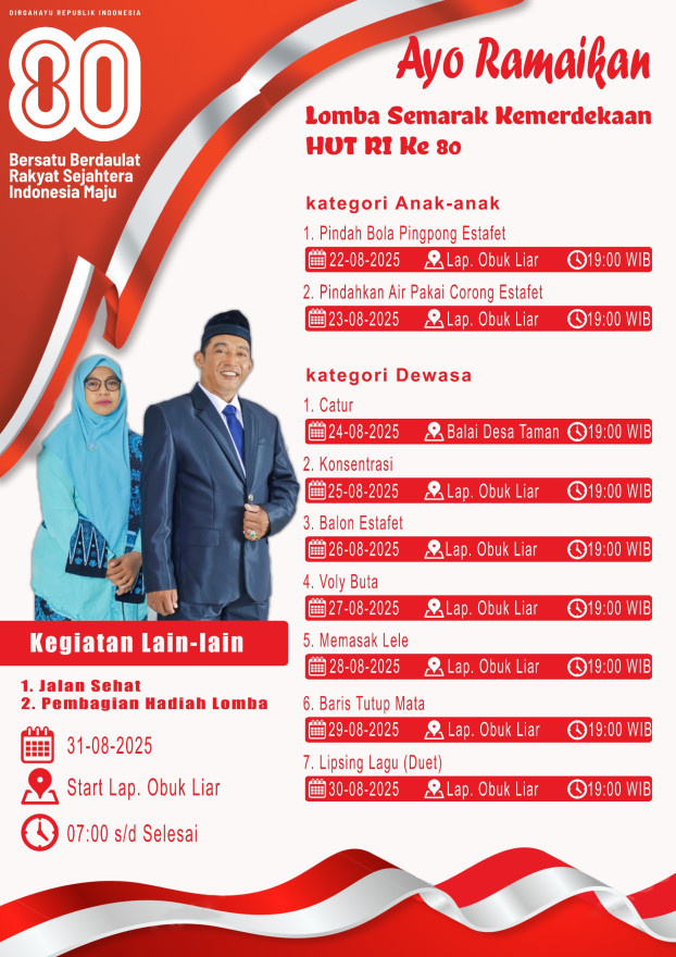 Lomba Desa Dalam Rangka HUT RI ke 80